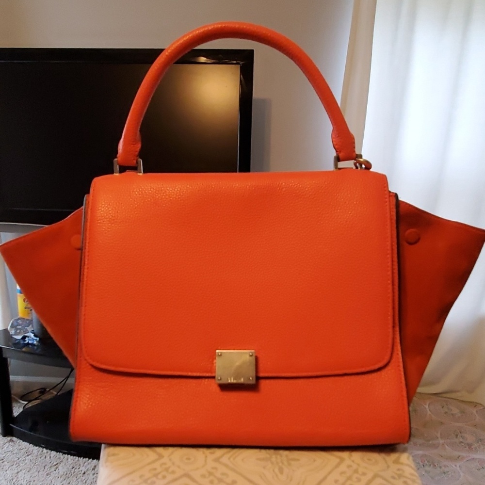 Celine Paris Orange Purse
